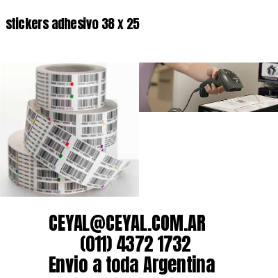 stickers adhesivo 38 x 25