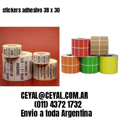 stickers adhesivo 38 x 30