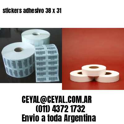 stickers adhesivo 38 x 31
