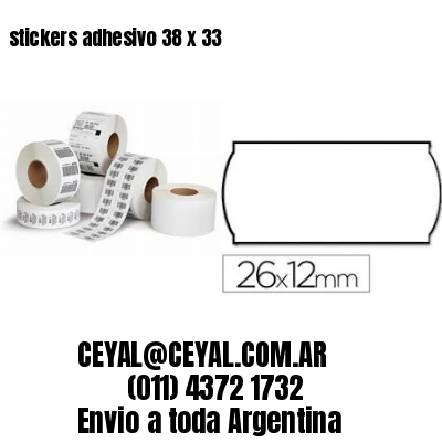 stickers adhesivo 38 x 33