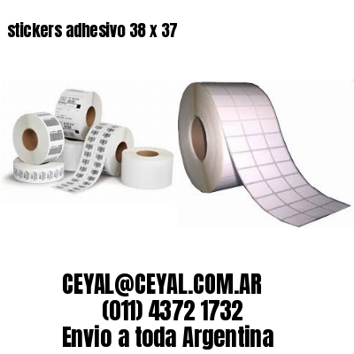 stickers adhesivo 38 x 37