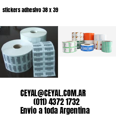 stickers adhesivo 38 x 39