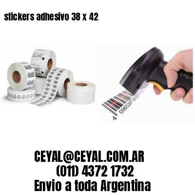 stickers adhesivo 38 x 42