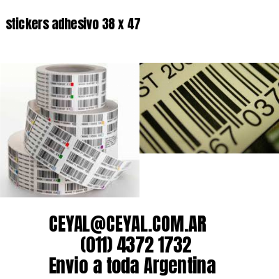 stickers adhesivo 38 x 47