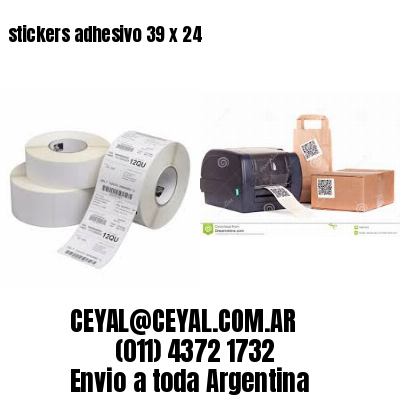 stickers adhesivo 39 x 24