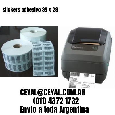 stickers adhesivo 39 x 28