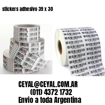 stickers adhesivo 39 x 30