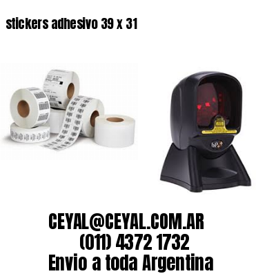 stickers adhesivo 39 x 31