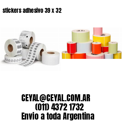 stickers adhesivo 39 x 32