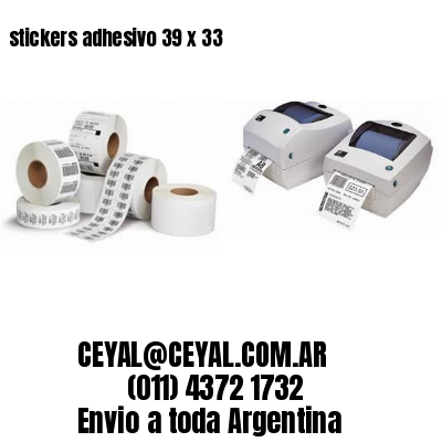 stickers adhesivo 39 x 33