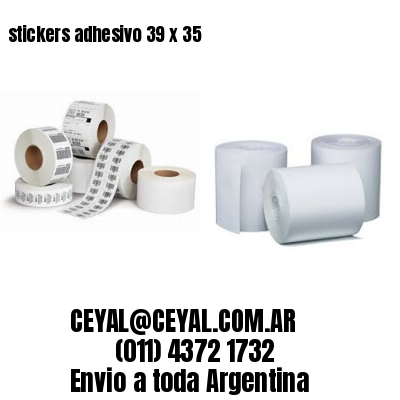stickers adhesivo 39 x 35