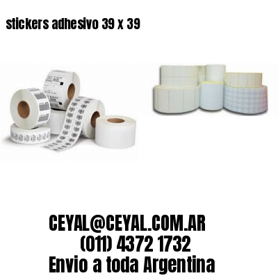stickers adhesivo 39 x 39