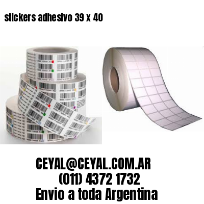 stickers adhesivo 39 x 40