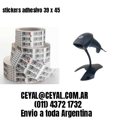 stickers adhesivo 39 x 45