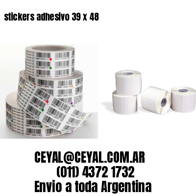stickers adhesivo 39 x 48