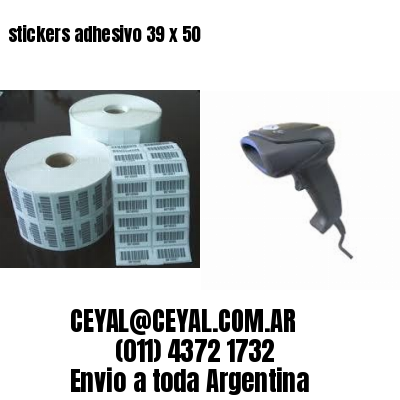 stickers adhesivo 39 x 50
