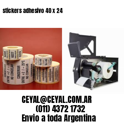 stickers adhesivo 40 x 24