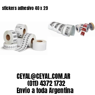 stickers adhesivo 40 x 29