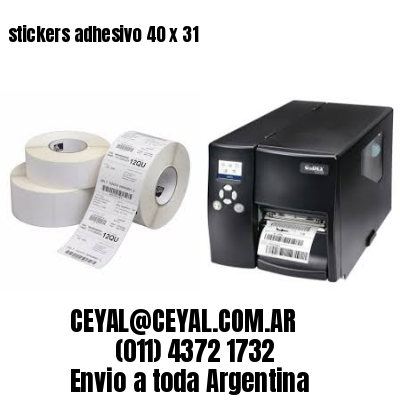 stickers adhesivo 40 x 31