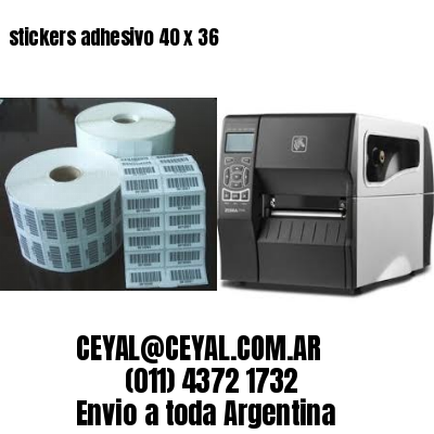 stickers adhesivo 40 x 36