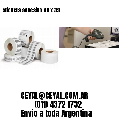 stickers adhesivo 40 x 39