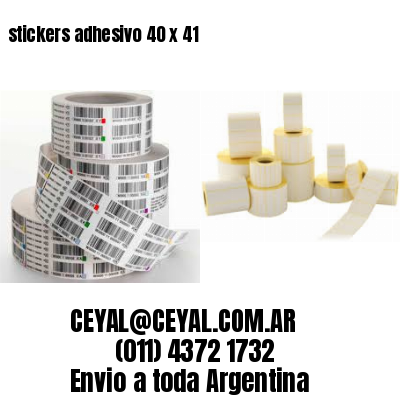 stickers adhesivo 40 x 41