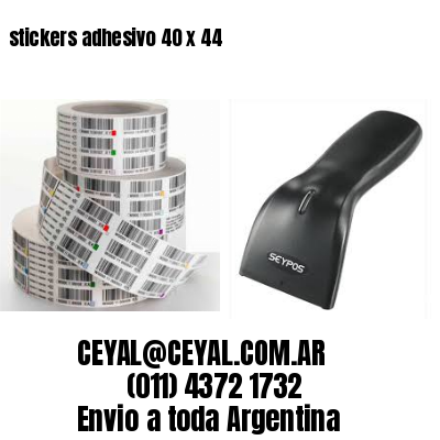 stickers adhesivo 40 x 44