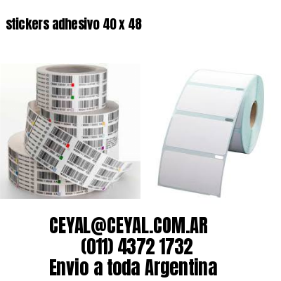 stickers adhesivo 40 x 48