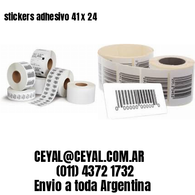stickers adhesivo 41 x 24
