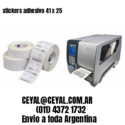 stickers adhesivo 41 x 25