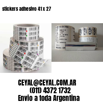 stickers adhesivo 41 x 27