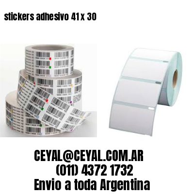 stickers adhesivo 41 x 30