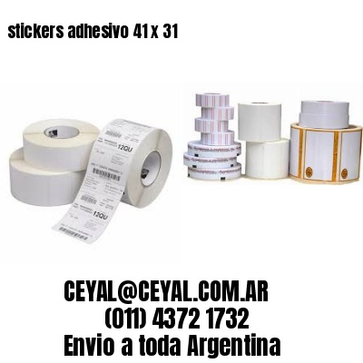 stickers adhesivo 41 x 31