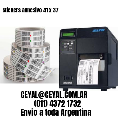 stickers adhesivo 41 x 37