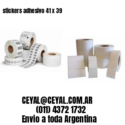 stickers adhesivo 41 x 39
