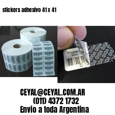 stickers adhesivo 41 x 41