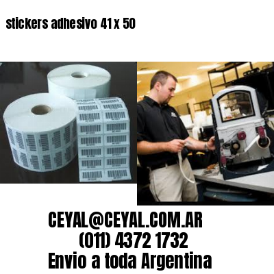 stickers adhesivo 41 x 50