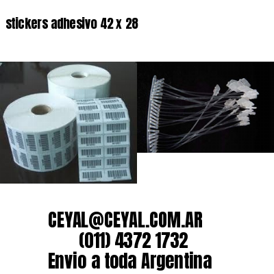 stickers adhesivo 42 x 28