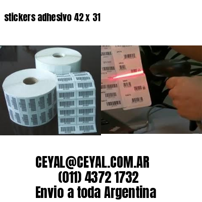 stickers adhesivo 42 x 31