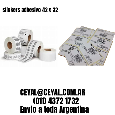 stickers adhesivo 42 x 32