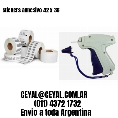 stickers adhesivo 42 x 36