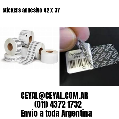 stickers adhesivo 42 x 37