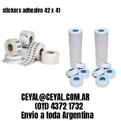 stickers adhesivo 42 x 41
