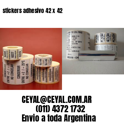 stickers adhesivo 42 x 42