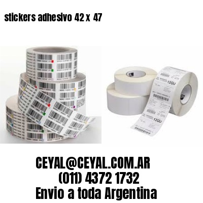 stickers adhesivo 42 x 47