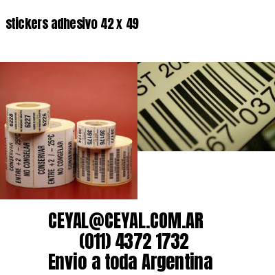 stickers adhesivo 42 x 49