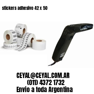 stickers adhesivo 42 x 50