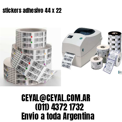 stickers adhesivo 44 x 22