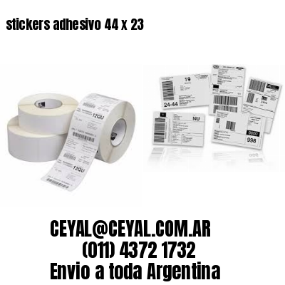 stickers adhesivo 44 x 23