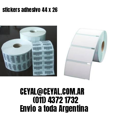 stickers adhesivo 44 x 26